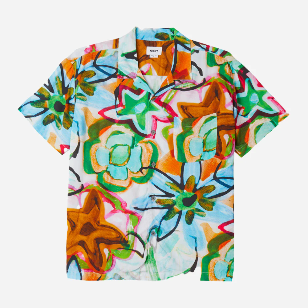 OBEY - REQUIEM SHIRT - Golden Brown Multi – Image 2