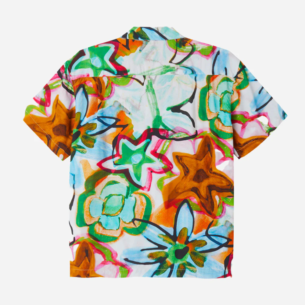 OBEY - REQUIEM SHIRT - Golden Brown Multi – Image 3