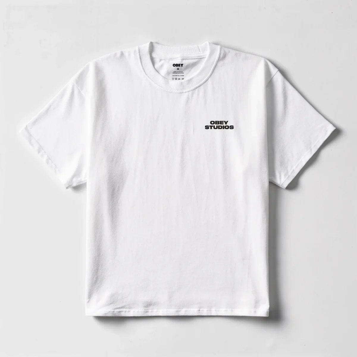 T-shirt Obey - Sky Face Tee White – Image 3