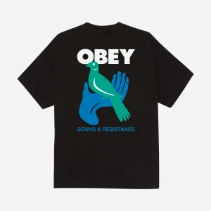 Obey - Sound & Resistance Bird Tee - Black