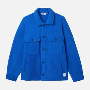 OBEY - THOMPSON SHIRT JACKET - Surf Blue