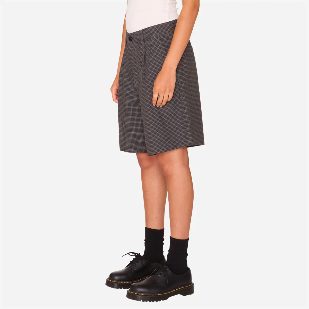 OBEY W - Thursday Plaid Short - Charcoal Multi – Image 4