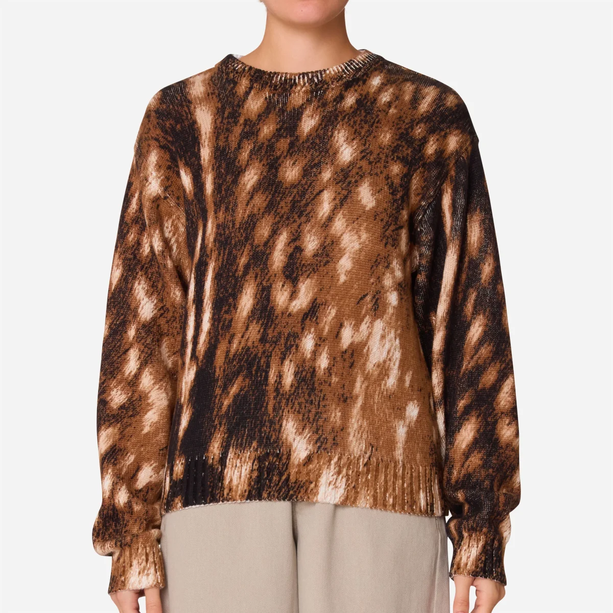 Obey - Fawn Crew Sweater - Fawn Multi – Image 2