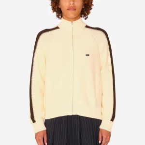 OBEY W - Frankie Track Sweater - Dove