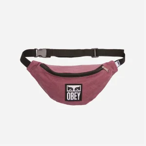 OBEY - WASTED HIP BAG - Pigment Burgundy