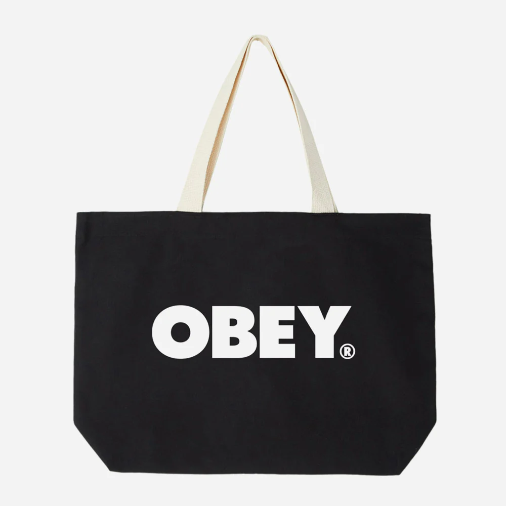 OBEY - BOLD TOTE - Black – Image 2