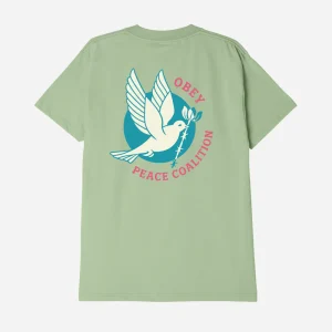 OBEY - DOVE BARBED WIRE TEE - Cucumber