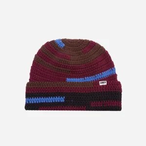 Obey - Fairmount Crotche Beanie - Potent Purple Multi