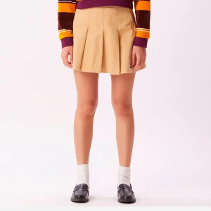 OBEY W- LIANE PLEATED SKIRT - Irish Cream