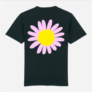 Onze Metres Carres - Flower Classic Tshirt - Black