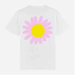 Onze Metres Carres - Flower Classic Tshirt - White