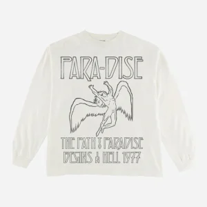 PARADISE - FALLEN ANGEL LS TEE - White