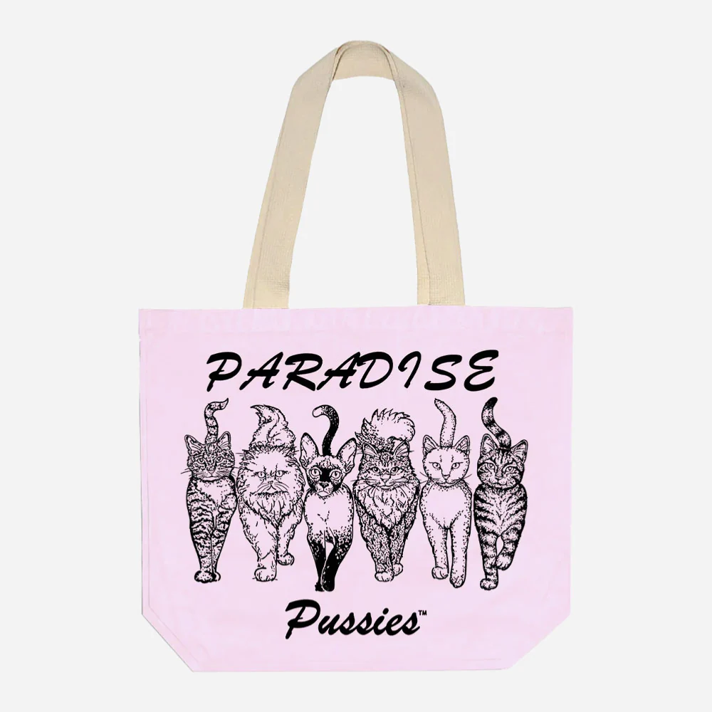 PARADISE - PARADISE PUSSIES TOTE - Pink – Image 2