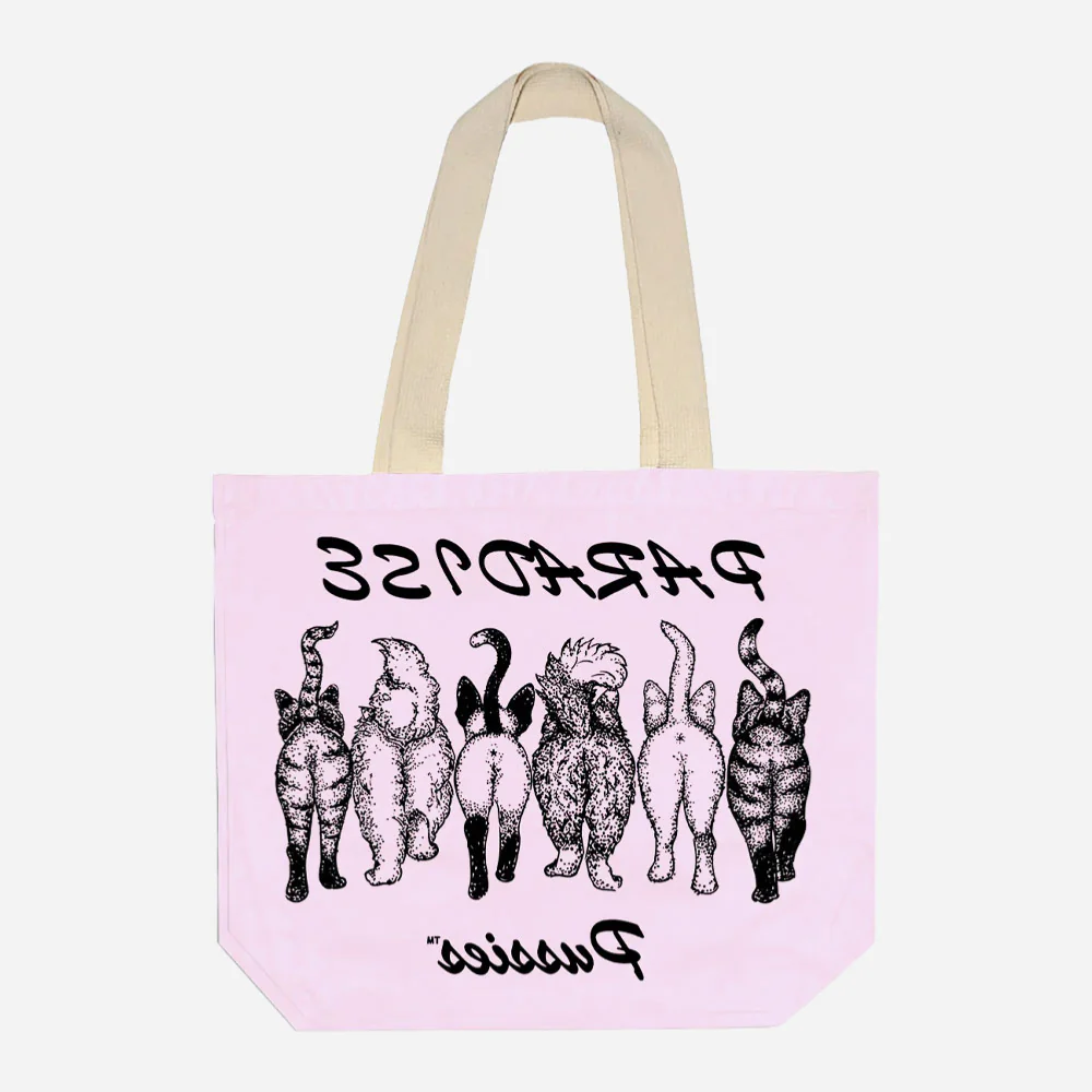 PARADISE - PARADISE PUSSIES TOTE - Pink – Image 3