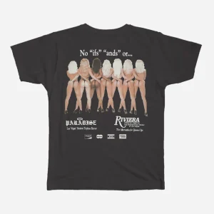 PARADISE - NO IFS ANDS OR... SS TEE - Black