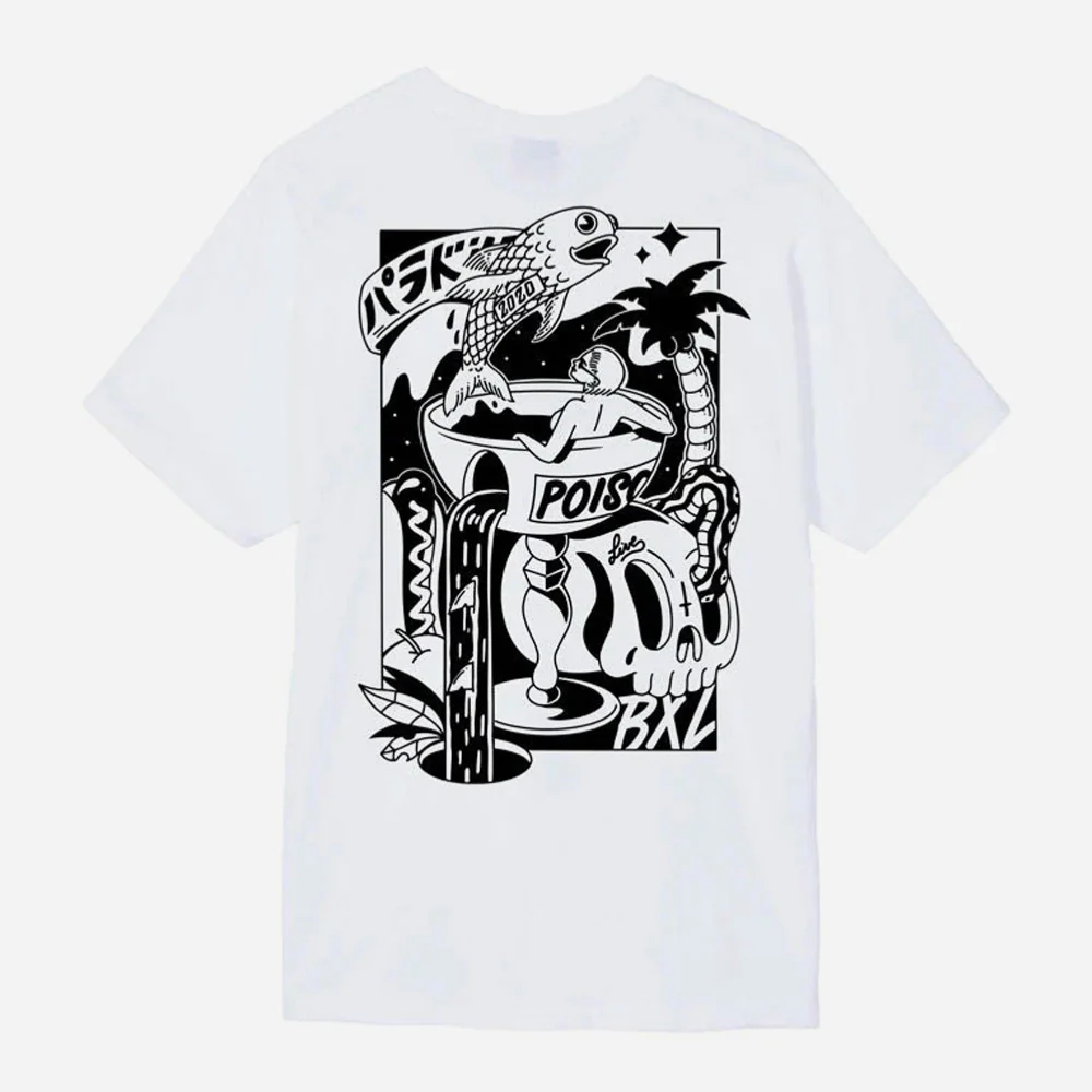 PARADOX BRUSSELS - POISON TEE - White – Image 2