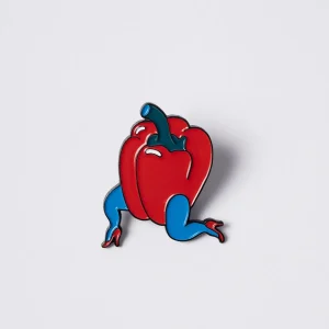 Parra - Bell Pepper Enamel Pin - Red