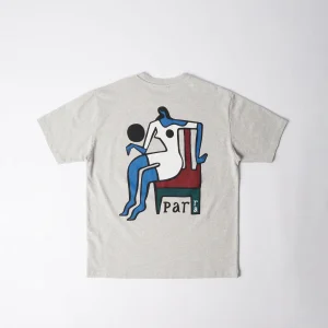 Parra - Chair baller t-shirt - Heather grey