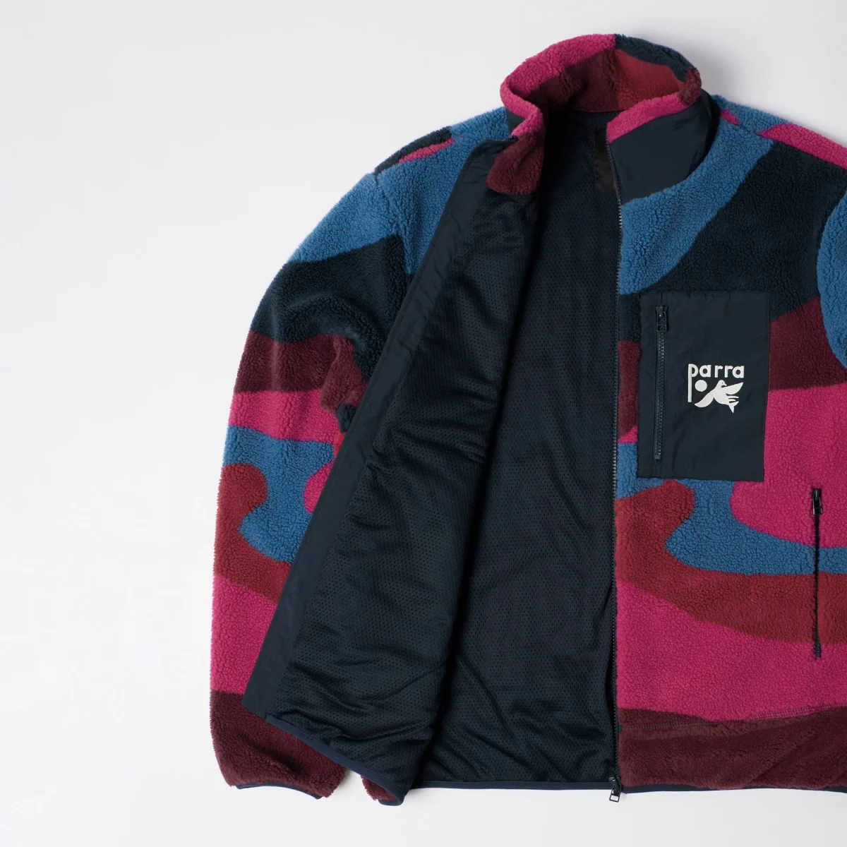 Parra - Full Ftp Booster Polar Fleece Jacket - Red – Image 3