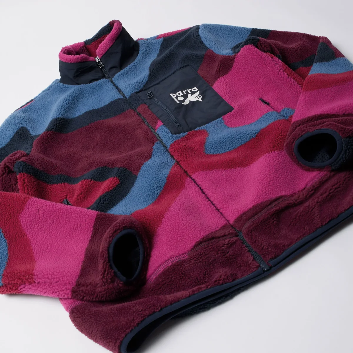 Parra - Full Ftp Booster Polar Fleece Jacket - Red – Image 5