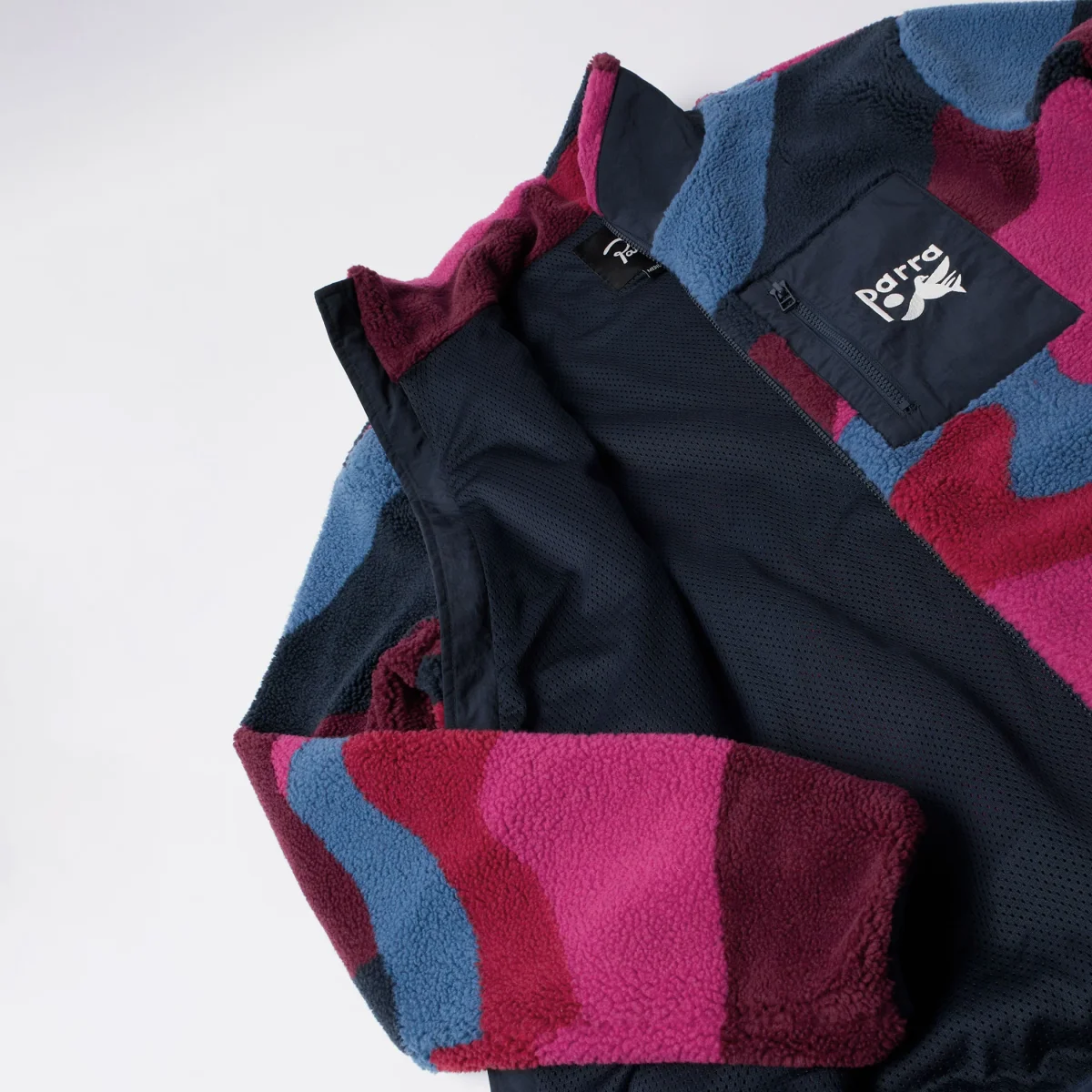 Parra - Full Ftp Booster Polar Fleece Jacket - Red – Image 7