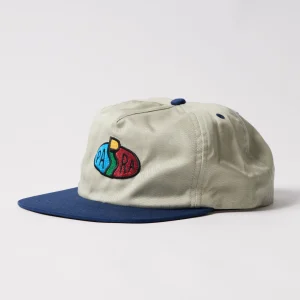 Parra - Legs logo 5 panel hat - Off White