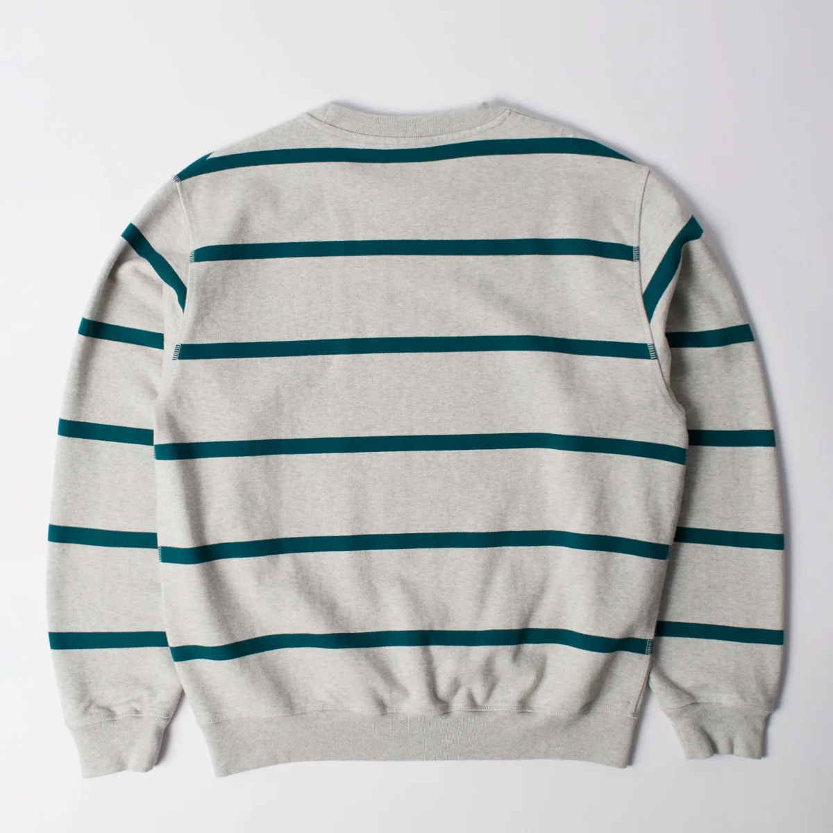 Parra - Pristine Striper Crew neck Sweatshirt - Heather Grey – Image 4