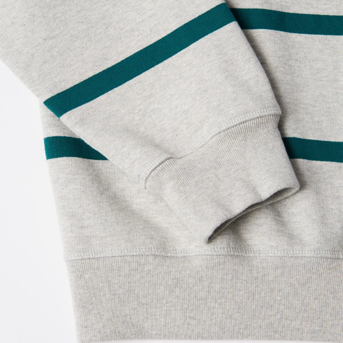 Parra - Pristine Striper Crew neck Sweatshirt - Heather Grey – Image 8