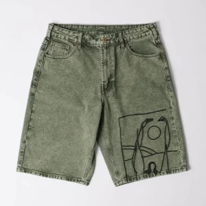 Parra - Protect The Sun Shorts - Green