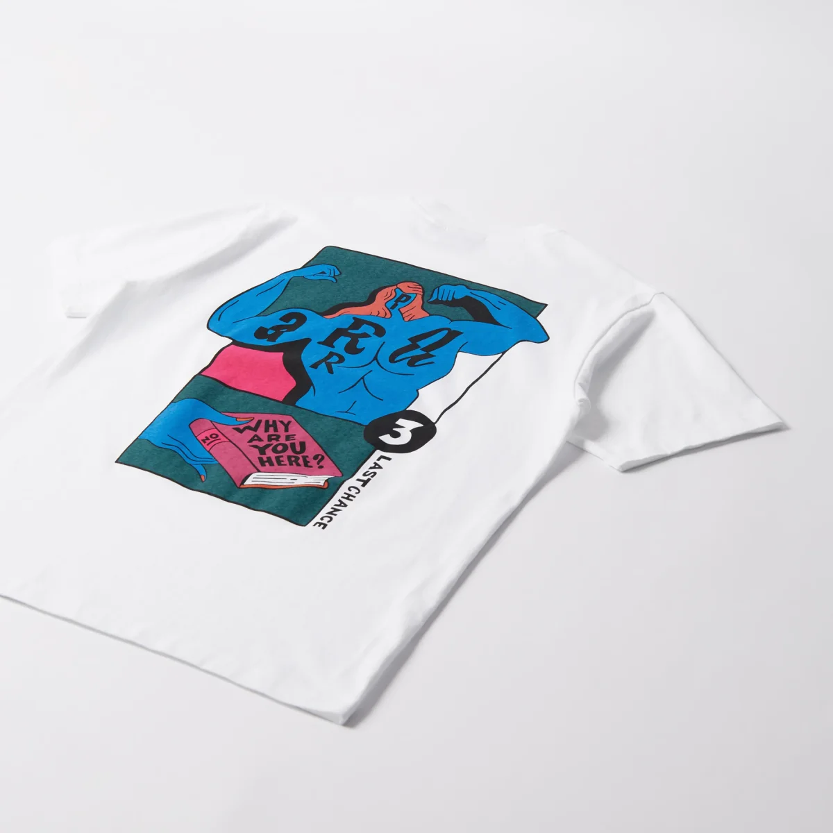 T-shirt Parra - Why Are You Here White – Image 4