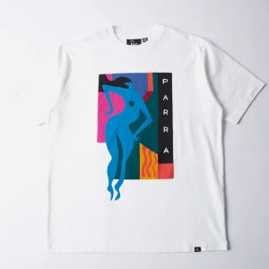 PARRA - BEACHED AND BLANK T-SHIRT - White