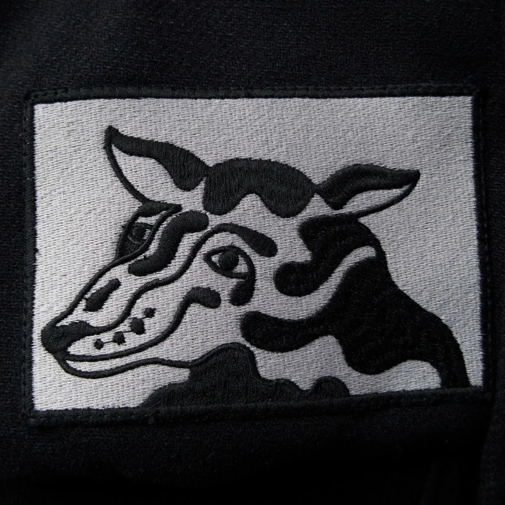 PARRA - DOG FACED VARSITY JACKET- BLACK – Image 9