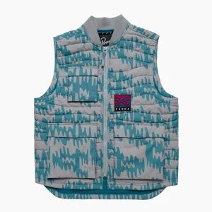 PARRA - TREMOR PATTERN VEST - Alloy Grey