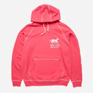 PARRA - UNDER PINK WATERS HOODED SWEATSHIRT -  Grape