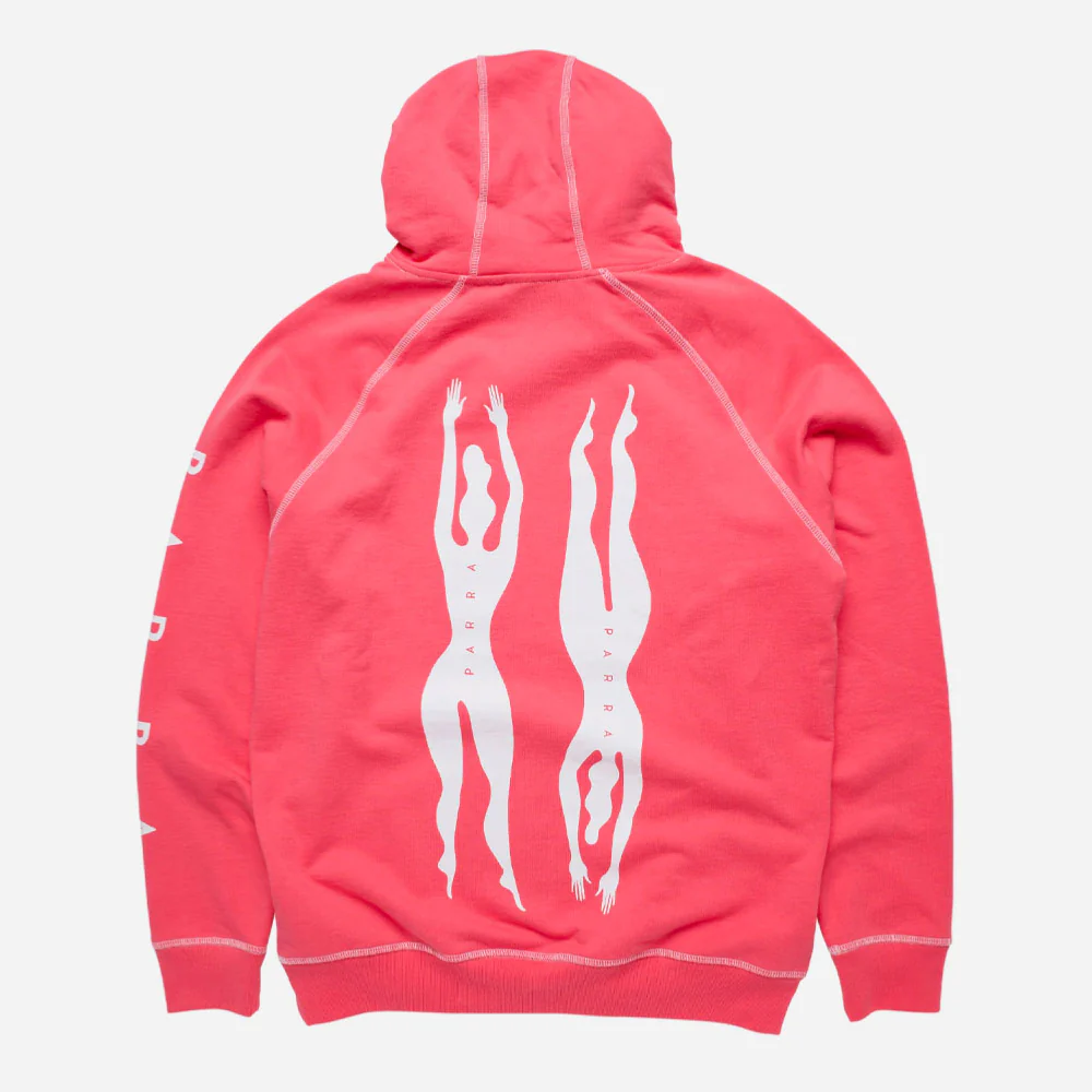 PARRA - UNDER PINK WATERS HOODED SWEATSHIRT - Grape – Image 3