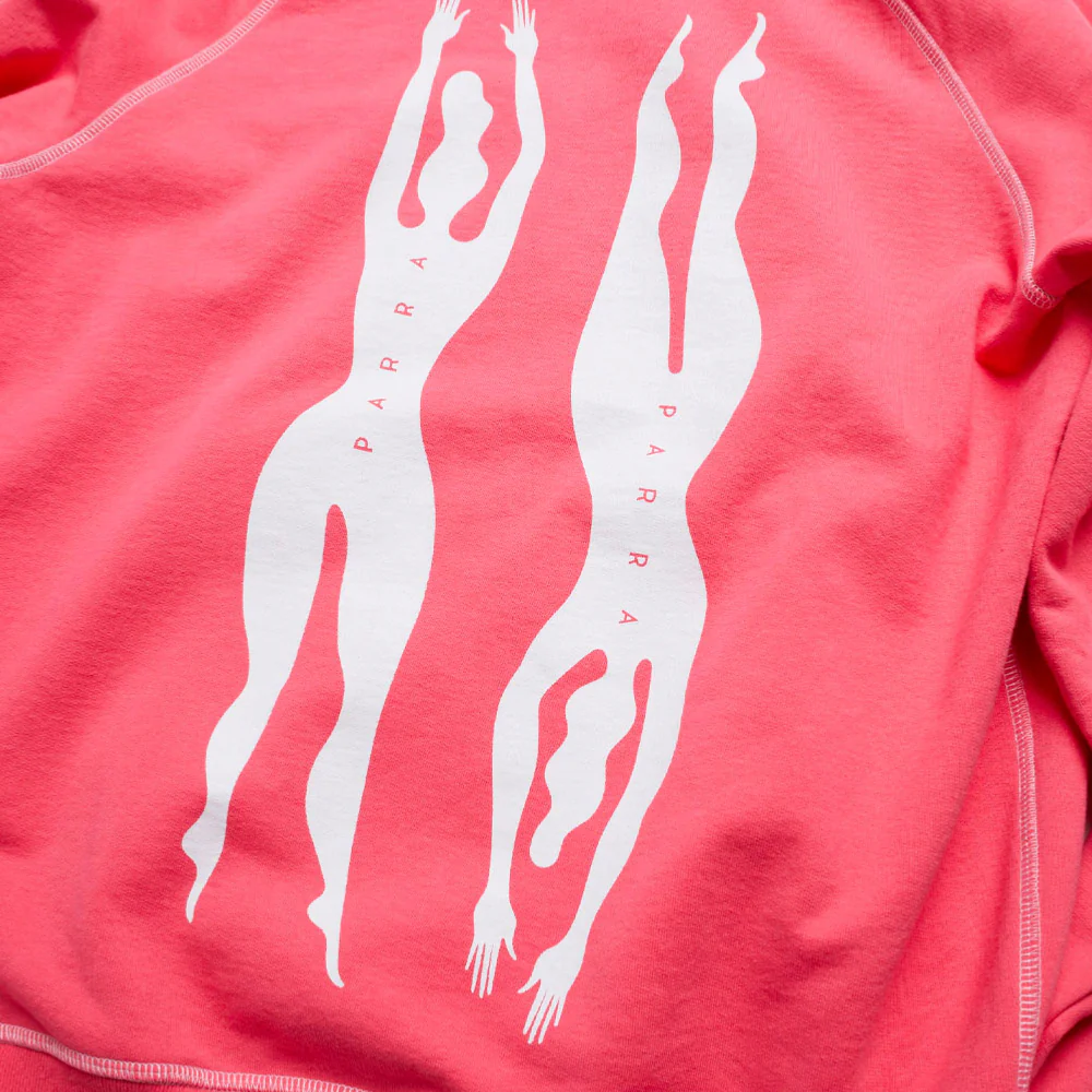 PARRA - UNDER PINK WATERS HOODED SWEATSHIRT - Grape – Image 8