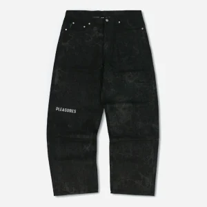 PLEASURES - FORMULA BAGGY DENIM - Black