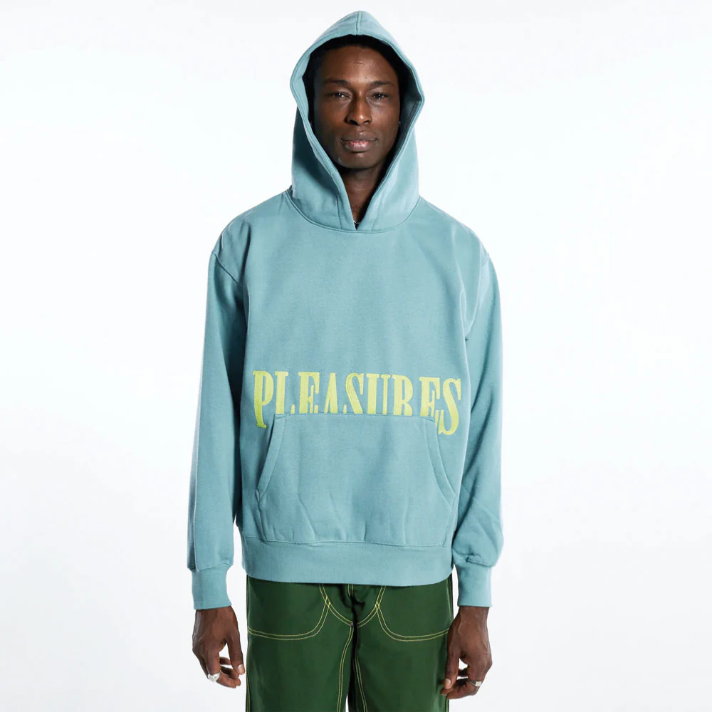 PLEASURES - LATEX HOODIE - GREEN – Image 4