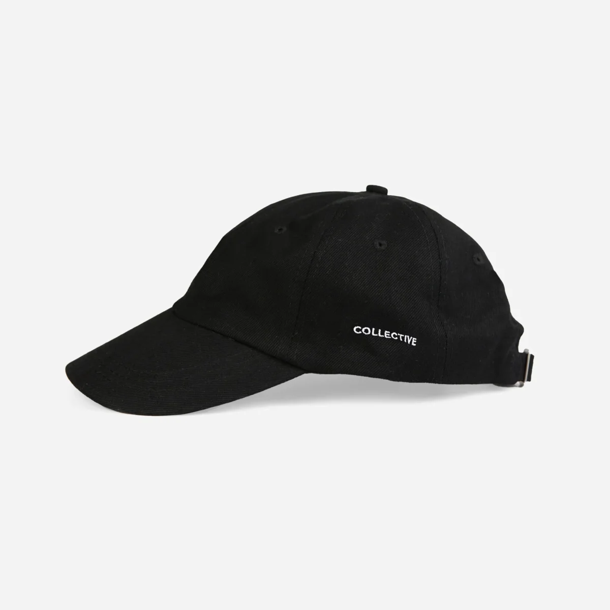 Poetic Collective - Classic Cap Side Embroidery - Black / White – Image 3