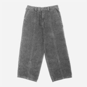 Poetic Collective - Split Pant - Grey Denim Wash