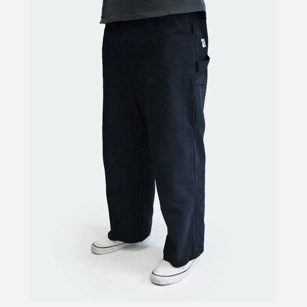 POETIC COLLECTIVE - PANTS SCULPTOR- Black Canvas – Image 6
