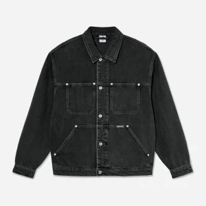 POLAR SKATE Co. - PATRIK JACKET DENIM - Silver Black