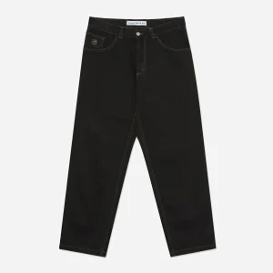 Polar Skate Co. - 93'S Jean Denim Contrast Stitching - Black / Dark Olive