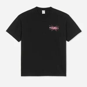POLAR - SPIDERWEB TEE - Black