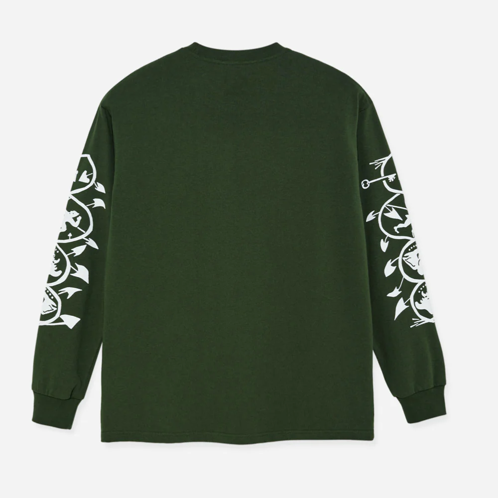 POLAR - SPIRAL LS TEE - Dark Olive – Image 3