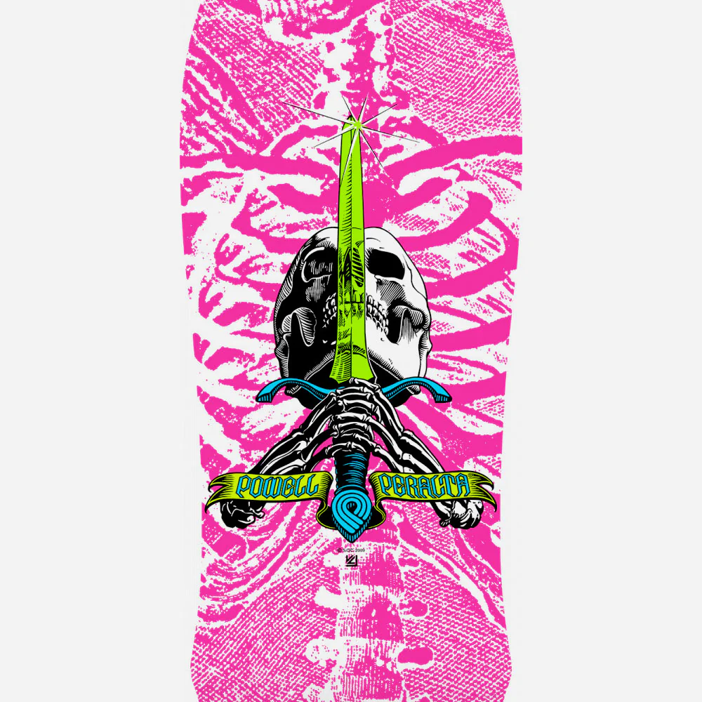 Powell Peralta - Geegah Skull Sword Deck Reissue - Pink – Image 3