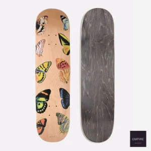 QUASI SKATEBOARDS "BUTTERFLY" DECK - NATURAL