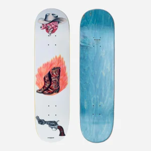 QUASI SKATEBOARDS - CROCKETT "COWBOY" DECK - White