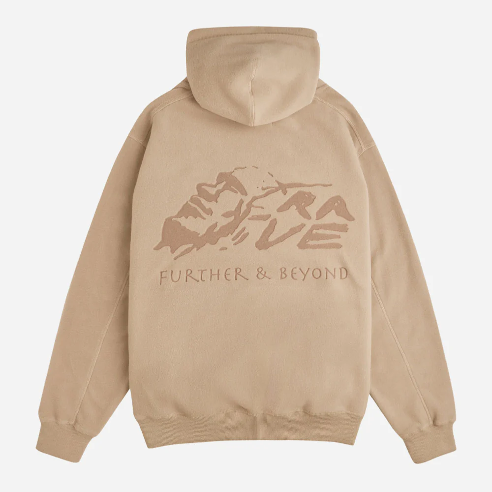RAVE SKATEBOARDS - FB POLAR FLEECE HOODIE - Sand – Image 2