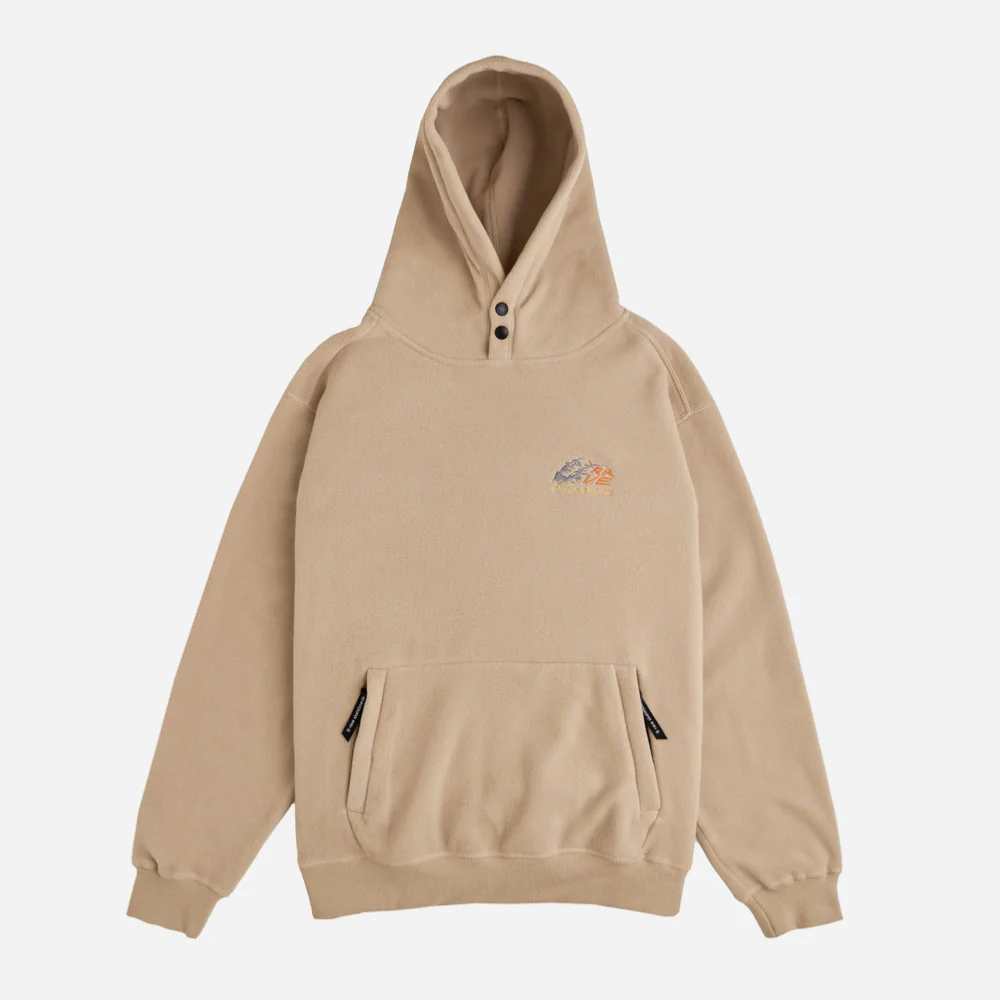 RAVE SKATEBOARDS - FB POLAR FLEECE HOODIE - Sand – Image 3